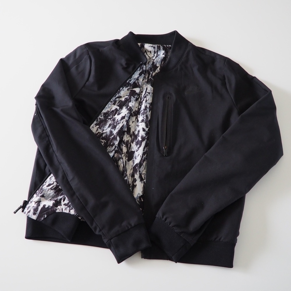 Nike reversible windbreaker bomber jacket